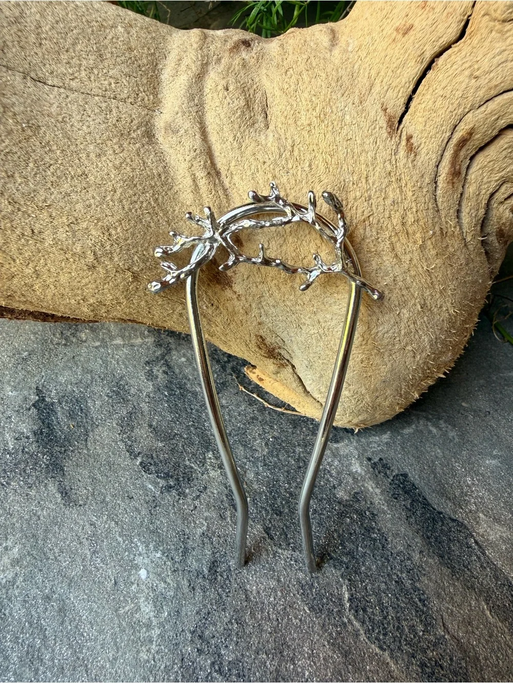 New🌟Free People -Silver Violin Hair Accessory